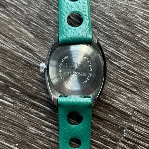 Vintage Green Girl Scouts by Timex Mechanical WindUp Ladies/Girls Watch EUC rare - Picture 4 of 6